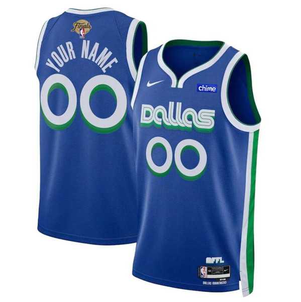 Men's Dallas Mavericks Active Player Custom Blue 2024 Finals City Edition Stitched Basketball Jersey,We sell and wholesale Men's Dallas Mavericks Active Player Custom Blue 2024 Finals City Edition Stitched Basketball Jersey on line form chian!